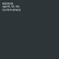 #2D3538 - Outer Space Color Image